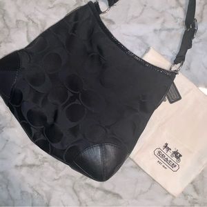 Black Coach Shoulder Bag
